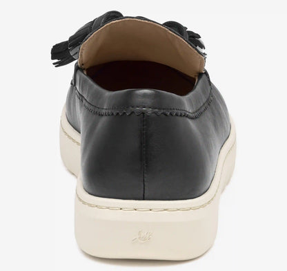 Camryn Tassel Loafer - Black Nappa Leather