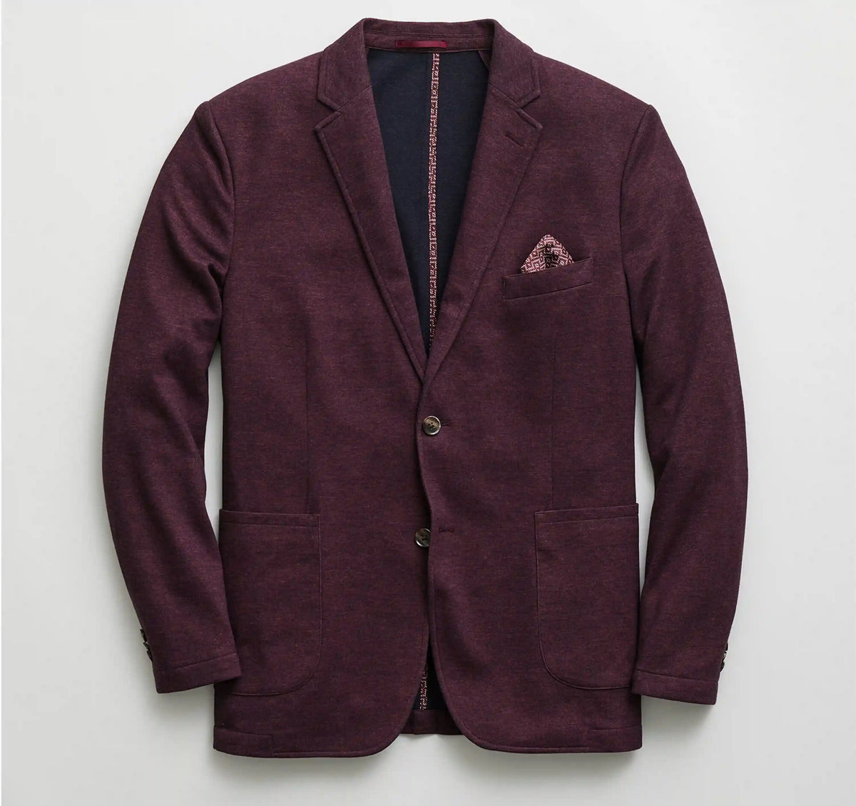 XC Flex® Pinnacle Knit Blazer - Burgundy