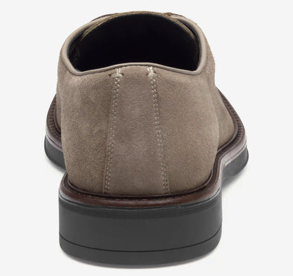 Brady Moc Toe Lace-Up - Gray Suede