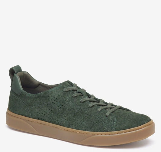 Ollie Lace-to-Toe - Olive Washable Suede