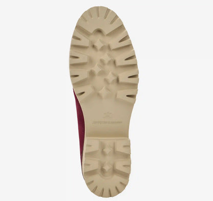 Emmalynn Bit Loafer - Red Kid Suede
