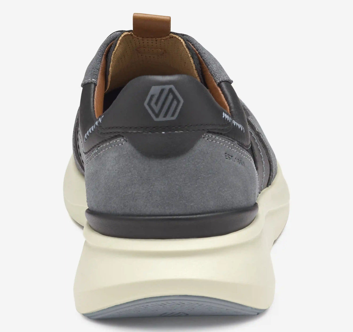XC+™ Declan Jogger - Gray Suede/Black Waterproof Full Grain Leather