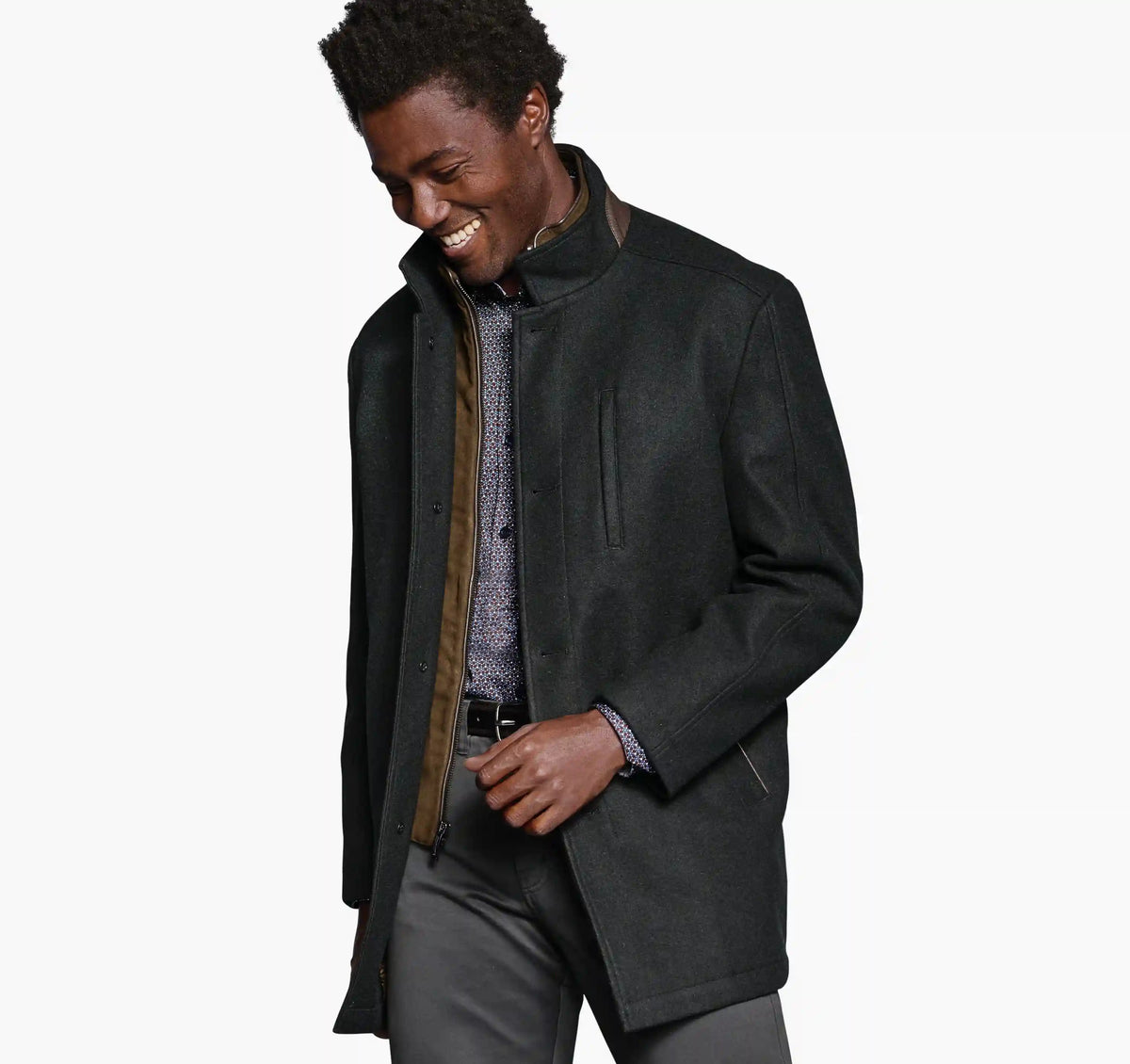 Upton Car Coat - Black