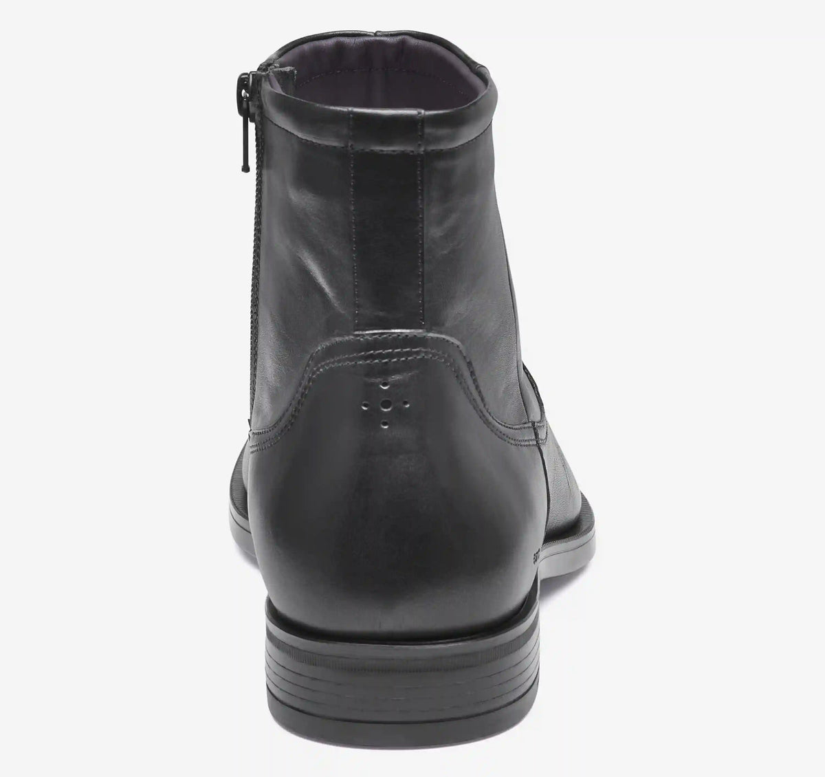 Conlin Inside-Zip Boot - Black European Full-Grain Leather