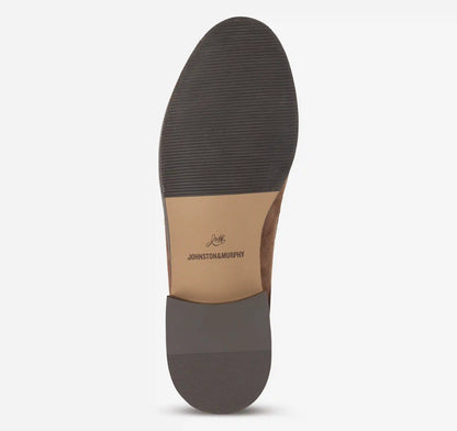Gillian Pom-Pom Loafer - Brown Kid Suede