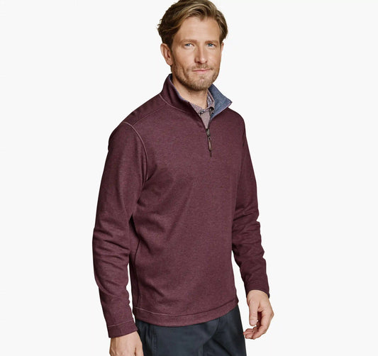 Icon Reversible Quarter-Zip - Berry/Blue