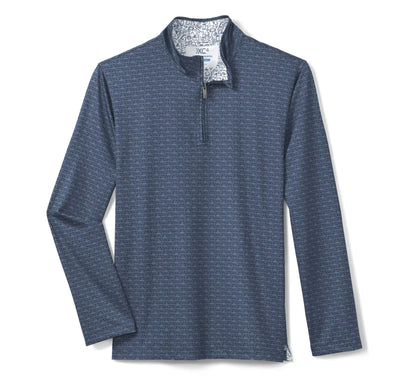 Game Day XC4® Plays Print Quarter-Zip - Navy