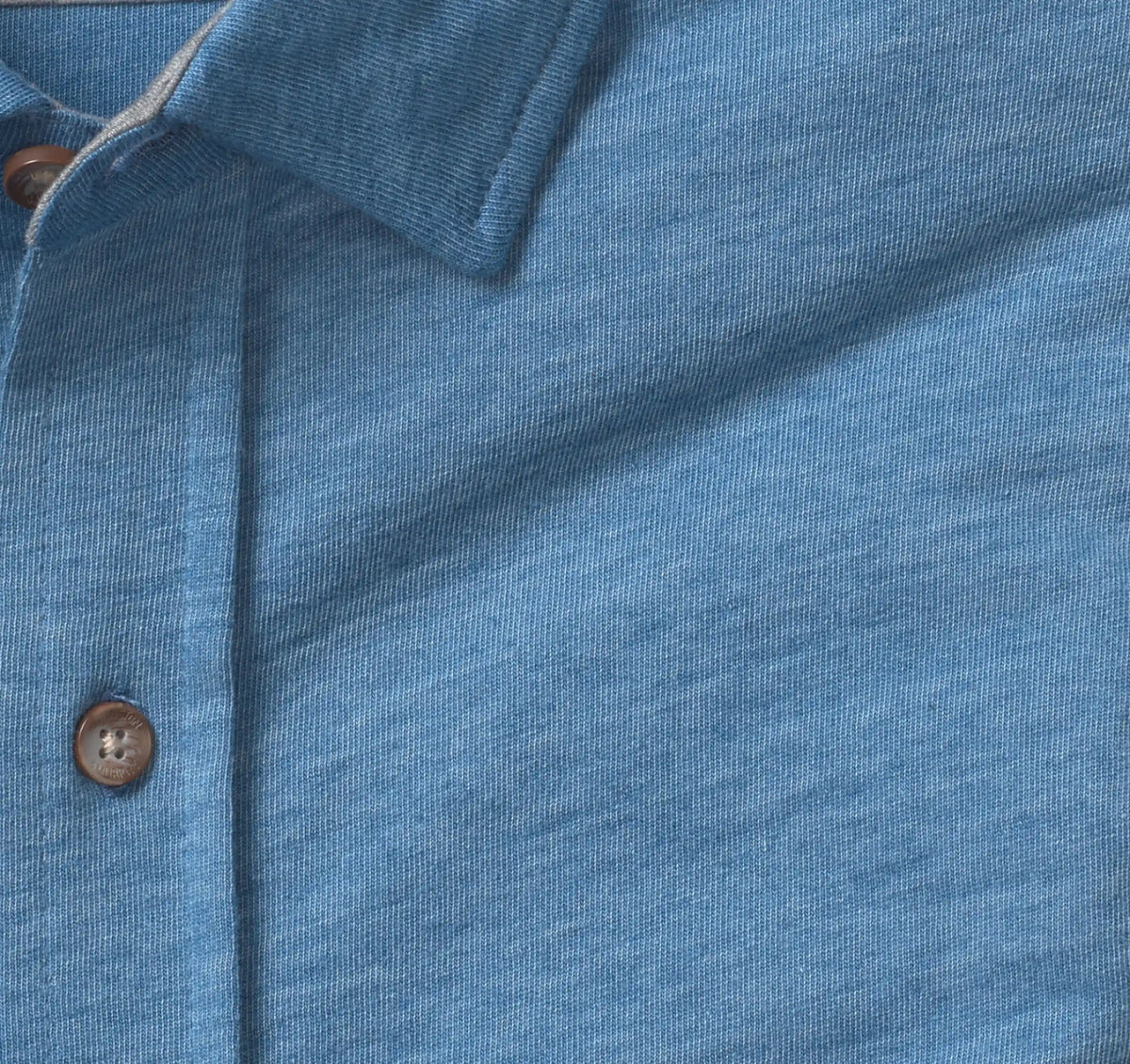XC Flex® Stretch Indigo Long-Sleeve Shirt - Blue