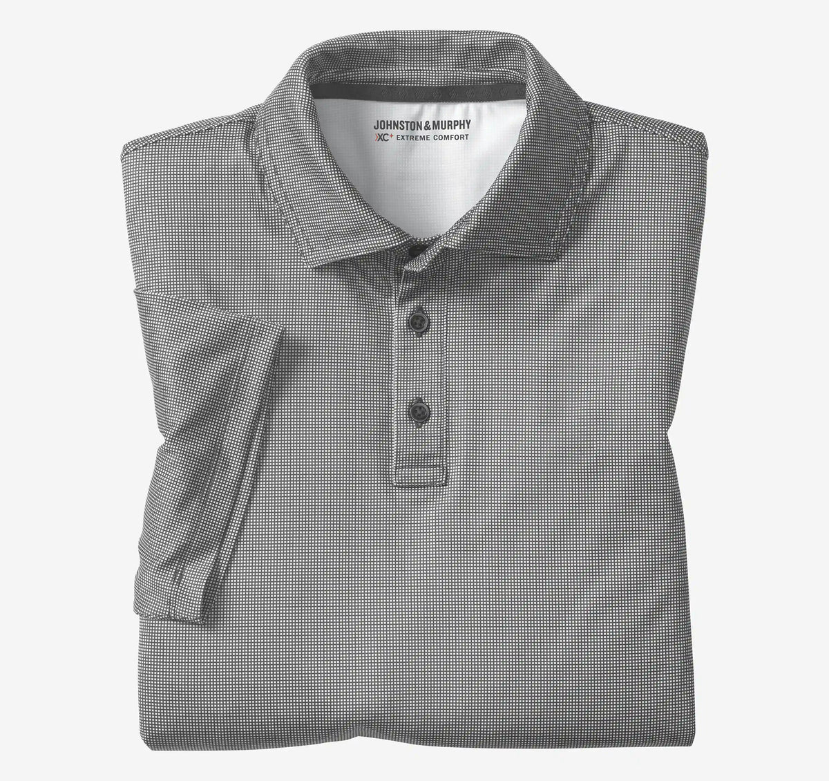 XC+™ Ace Performance Polo - Black/White Gingham