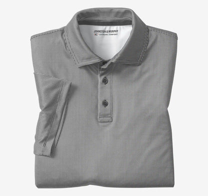 XC+™ Ace Performance Polo - Black/White Gingham