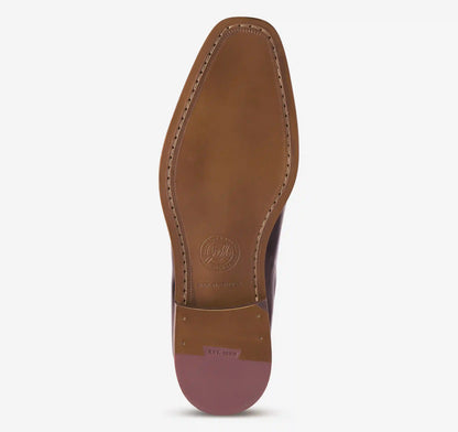 Arrister Moc Toe Lace-Up - Bordeaux Italian Full-Grain Leather