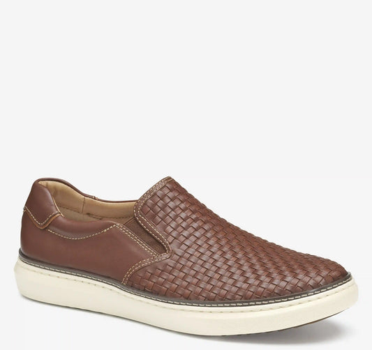 McGuffey 2 Woven Slip-On - Tan Woven Full Grain