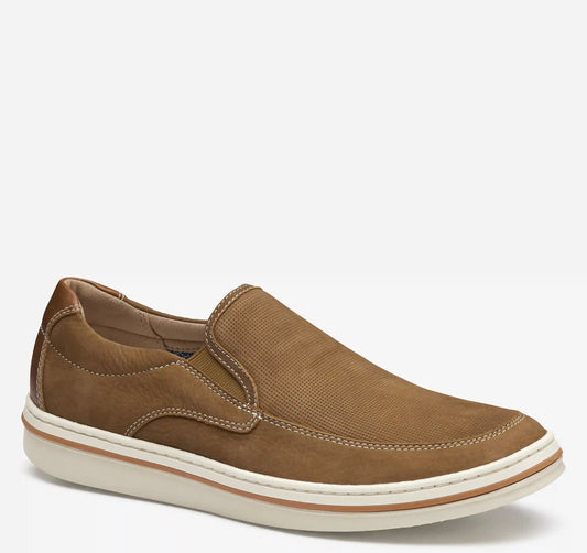 Bowling Moc Toe Venetian - Snuff Embossed Nubuck