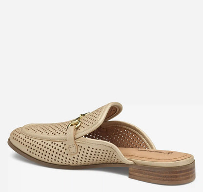 Ali Perfed Bit Mule - Sand Pearl Glove Leather