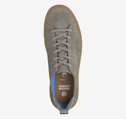 Ollie Lace-to-Toe - Gray Washable Suede