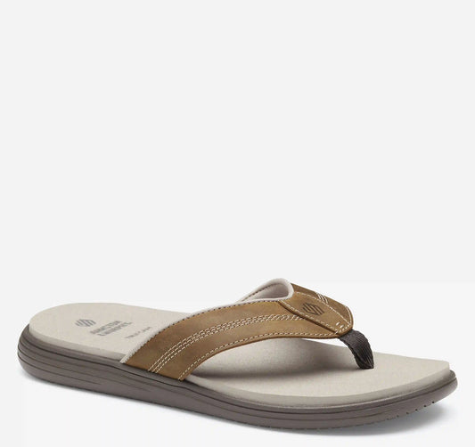 Upton Flip-Flop - Brown Oiled Full-Grain Leather
