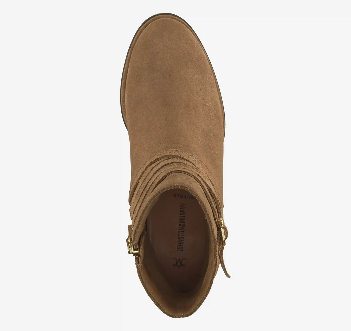 Amy Belted Bootie - Whiskey Suede