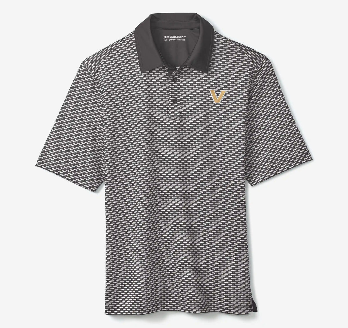 Collegiate XC+™ State Print Polo - Vanderbilt University - Black