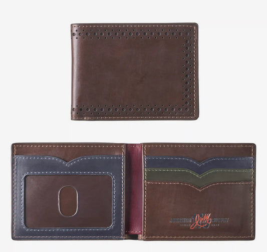 175th Anniversary Colorblocked Billfold Wallet - Brown Multi