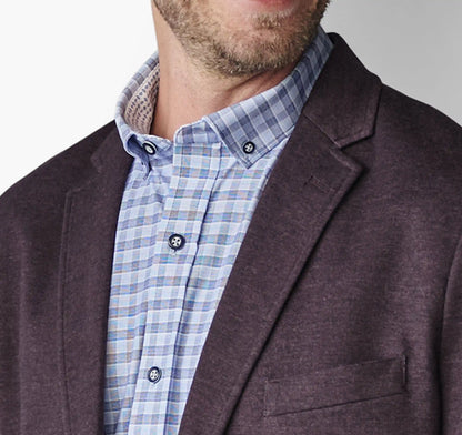 XC Flex® Pinnacle Knit Blazer - Burgundy