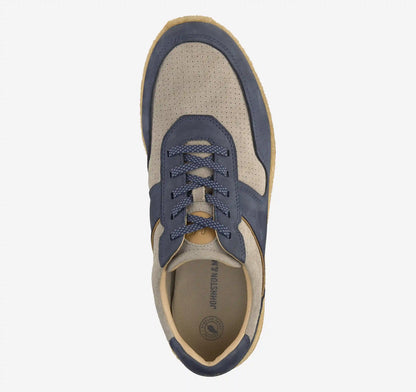 Silas Jogger - Navy Nubuck/Taupe Suede
