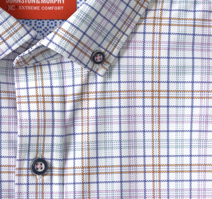 XC+™ Motion Long-Sleeve Sport Knit Shirt - Multi Plaid