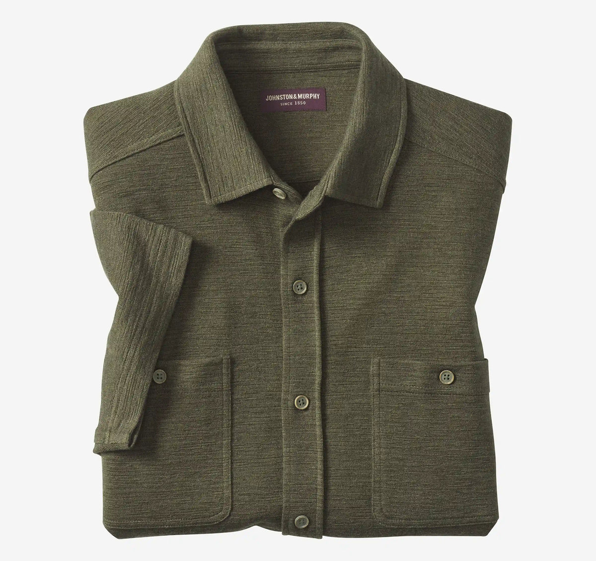 Riley Short-Sleeve Knit Shirt - Olive