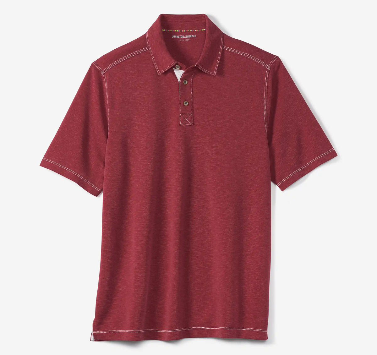 Vintage Slub Polo - Red