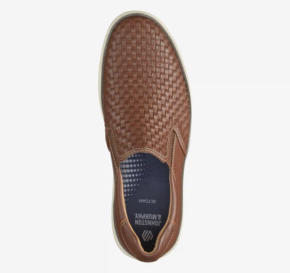McGuffey 2 Woven Slip-On - Tan Woven Full Grain