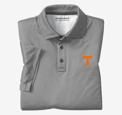 Collegiate XC+™ Gingham Polo - University of Tennessee - Black Shirt
