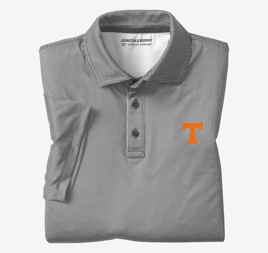 Collegiate XC+™ Gingham Polo - University of Tennessee - Black Shirt