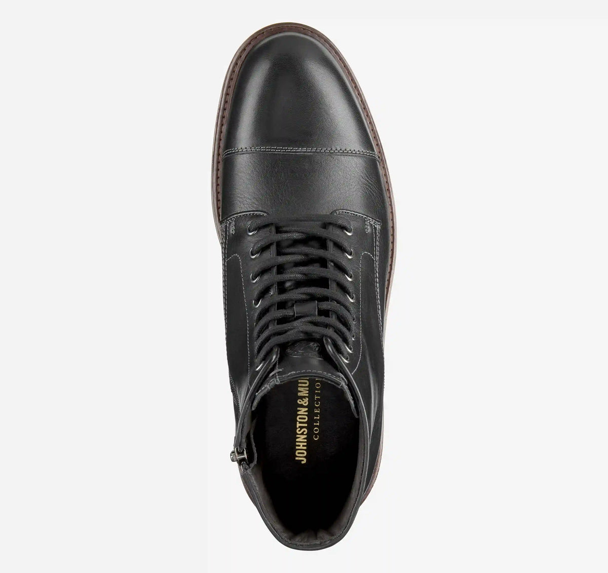 Latham Cap Toe Boot - Black European Calfskin