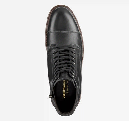 Latham Cap Toe Boot - Black European Calfskin