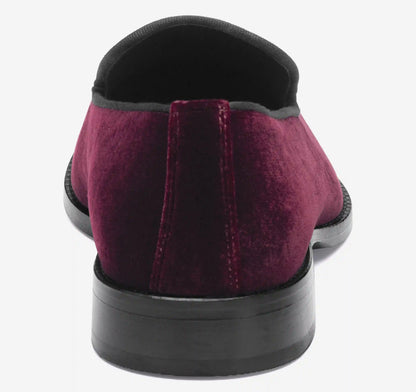 Gavney Slip-On Loafer - Burgundy Velvet