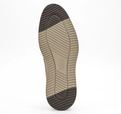 Upton Saddle - Taupe Nubuck/Tan Full Grain Leather