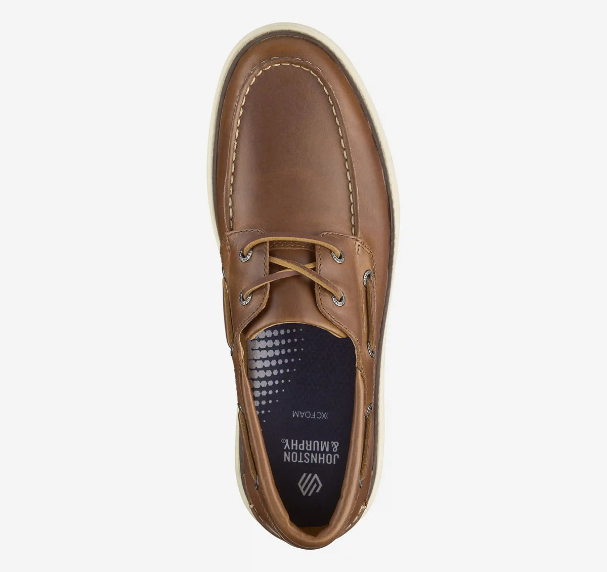 McGuffey 2 Boat Shoe - Tan Full-Grain Leather