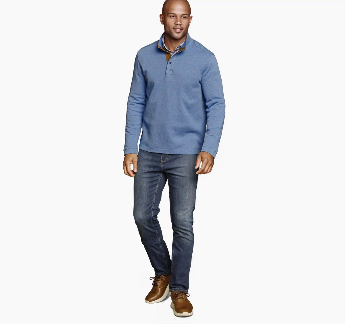 Westcott Quarter-Snap Pullover - Blue