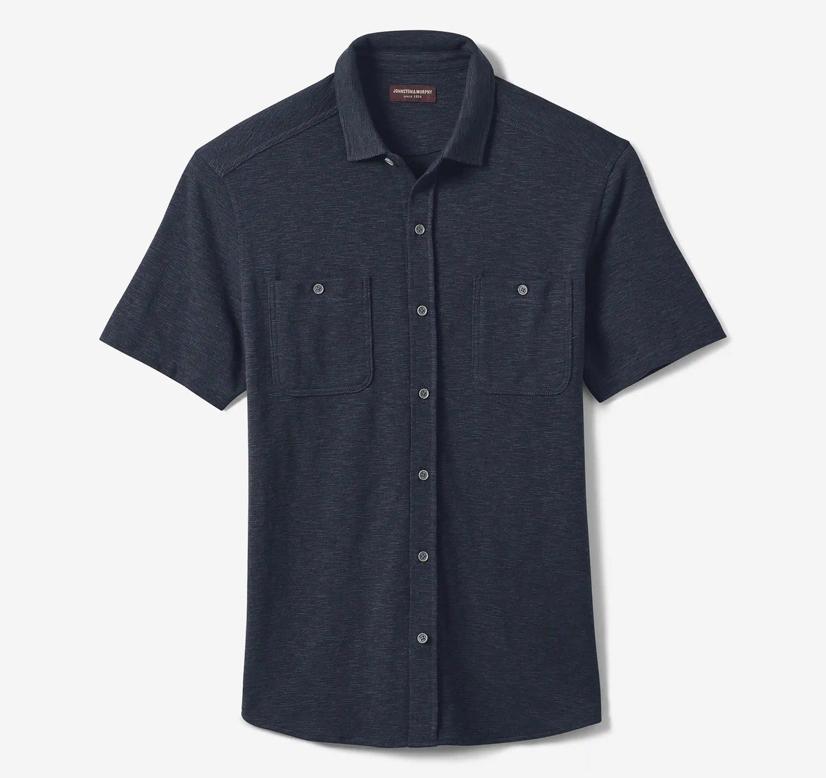 Riley Short-Sleeve Knit Shirt - Navy