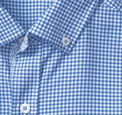 Game Day XC+™ Long-Sleeve Gingham Shirt - Royal