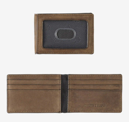 Jackson 2-in-1 Billfold Wallet - Tan Oiled