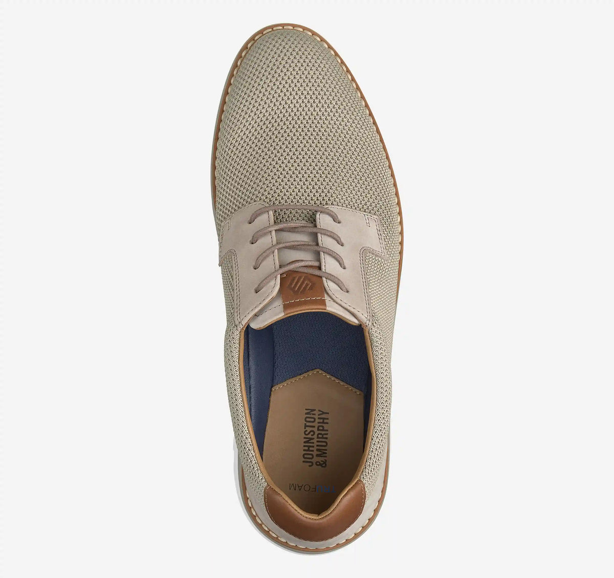 Braydon Knit Plain Toe - Taupe Knit
