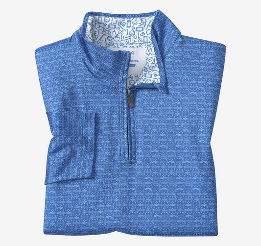Game Day XC4® Plays Print Quarter-Zip - Royal
