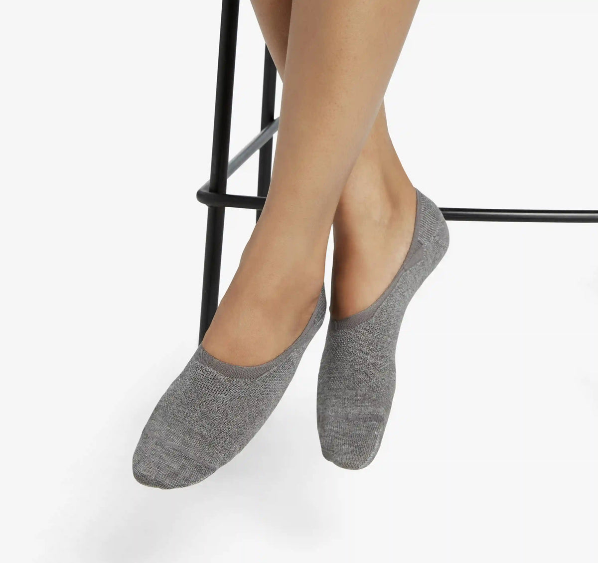 High-Rise Liner Sock - Nude