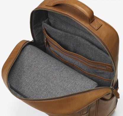 Rhodes Backpack - Tan Full Grain