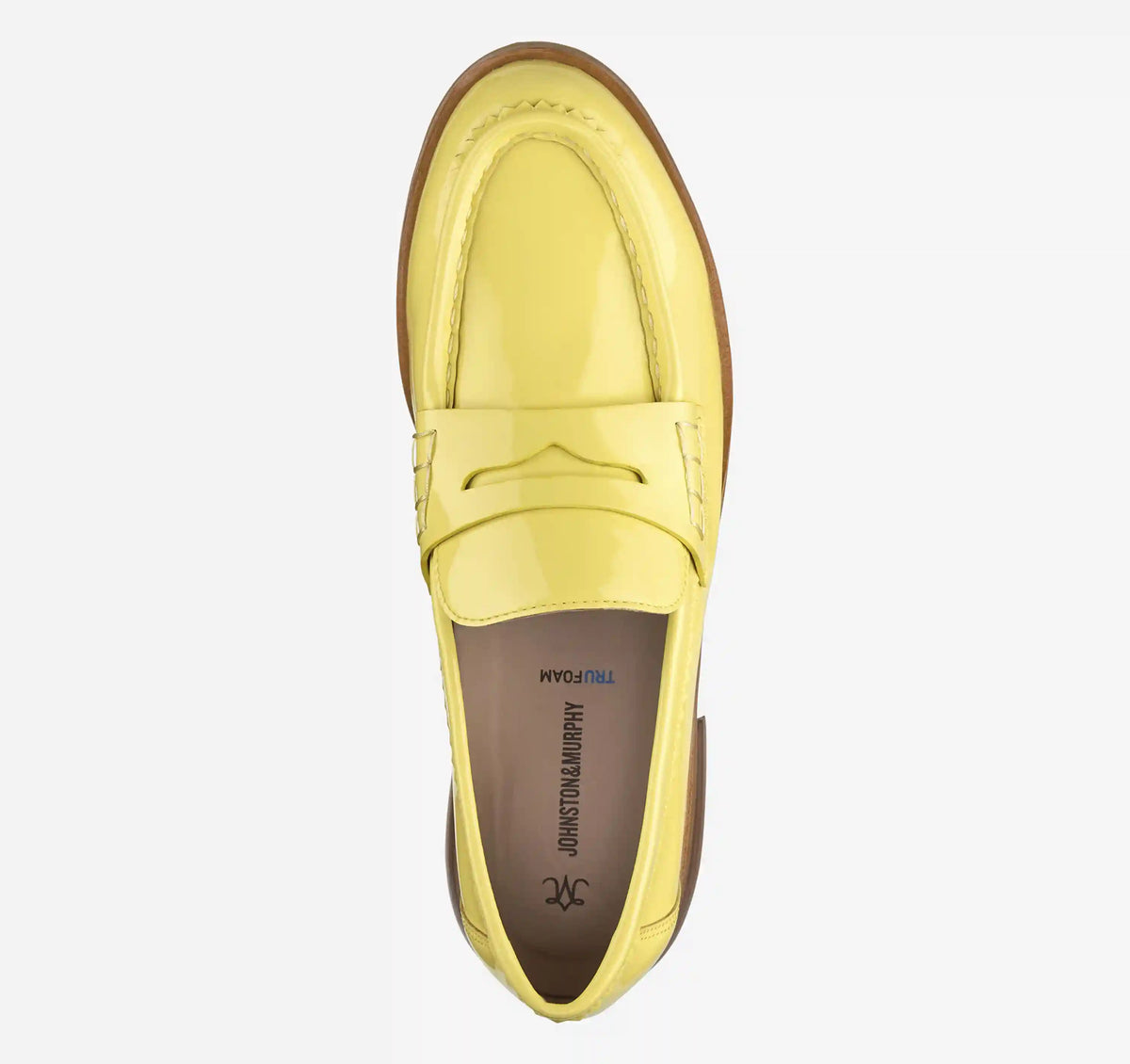 Gillian Penny Loafer - Yellow Patent Leather
