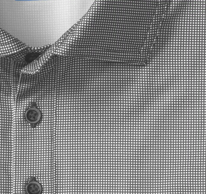 XC+™ Ace Performance Polo - Black/White Gingham