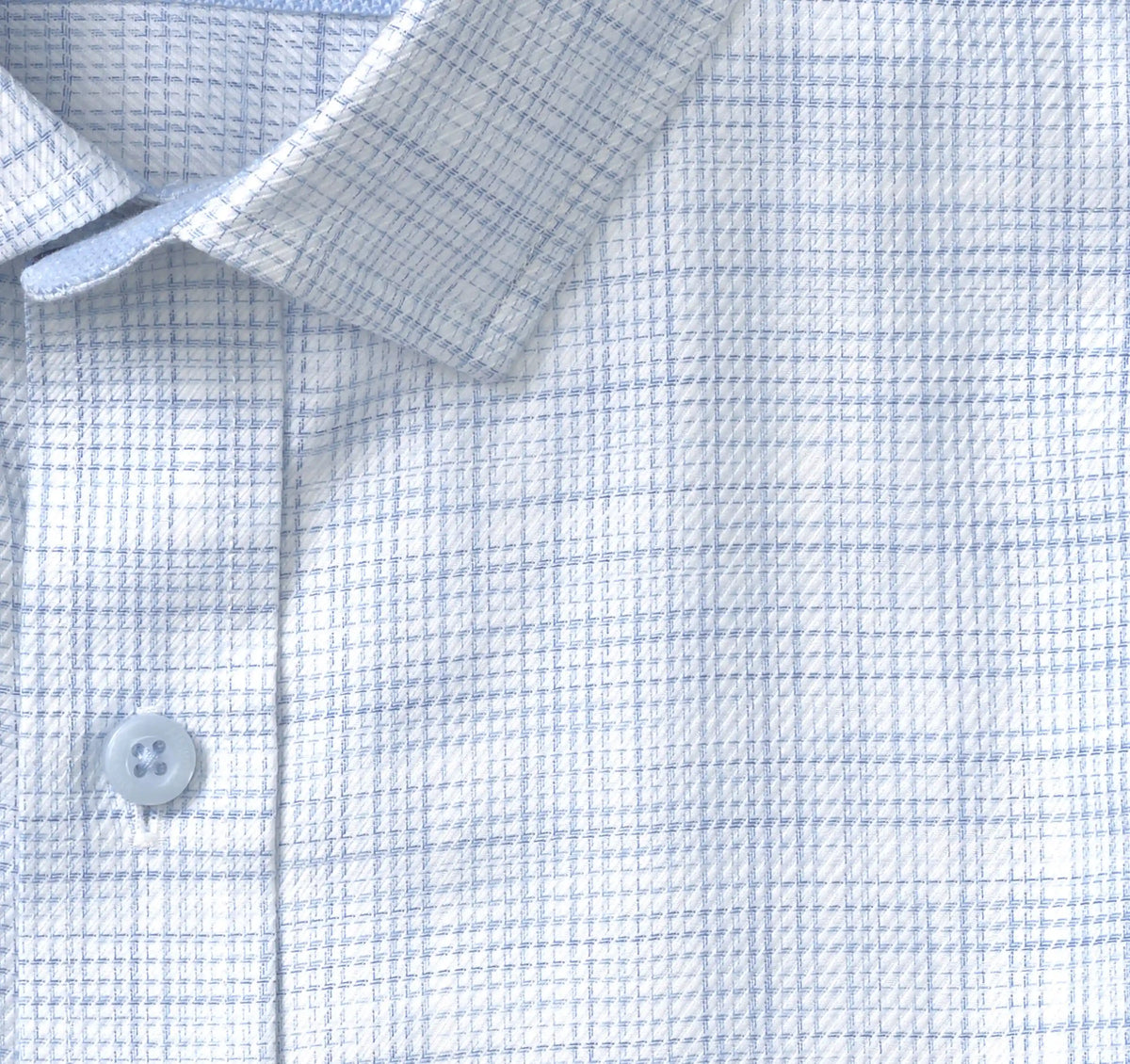 Ovation Non-Iron Dress Shirt - Blue Cross Hatch