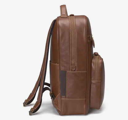 Rhodes Backpack - Tan Pebbled Leather