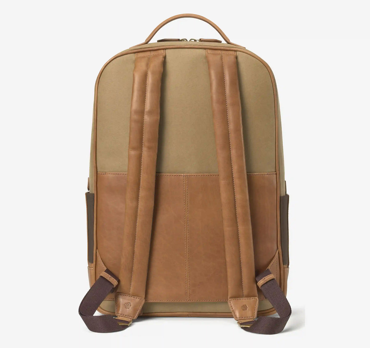 Rhodes Backpack - Camel Antique Cotton/Tan Full Grain