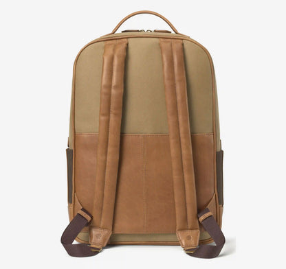 Rhodes Backpack - Camel Antique Cotton/Tan Full Grain